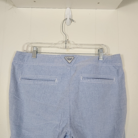 Columbia PFG Light Blue Cotton Chino Size 10L 10 Inch Inseam - Picture 8 of 15